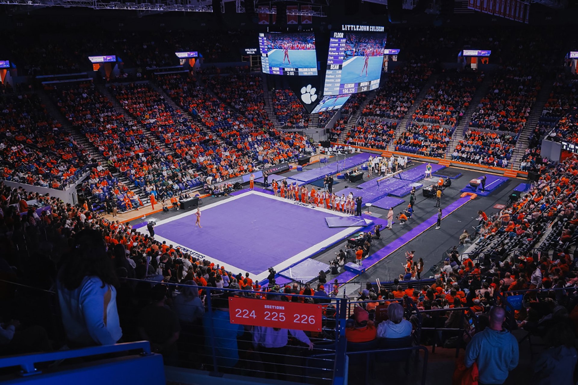 Clemson University Tigers Women's Gymnastics
